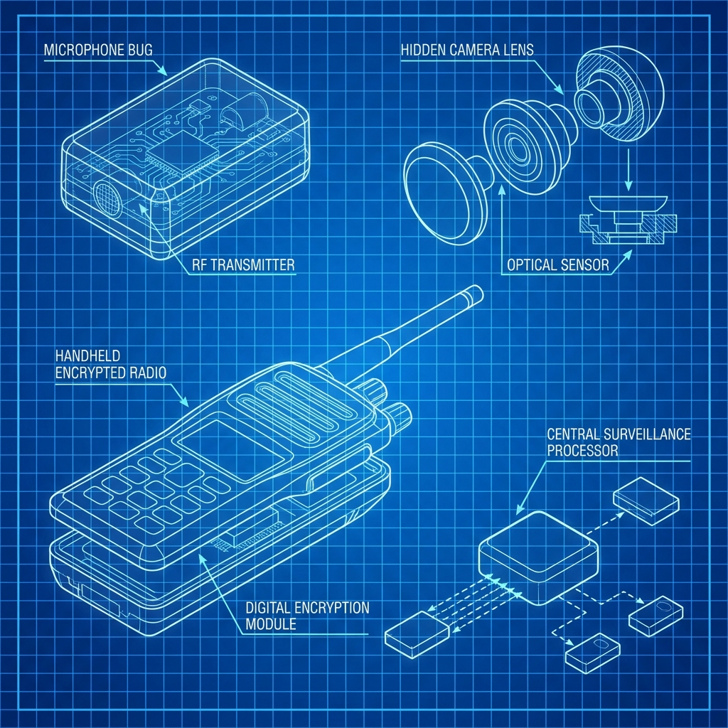 2. Классификация и общая характеристика технических
средств добывания информации. Специальные технические средства (СТС).